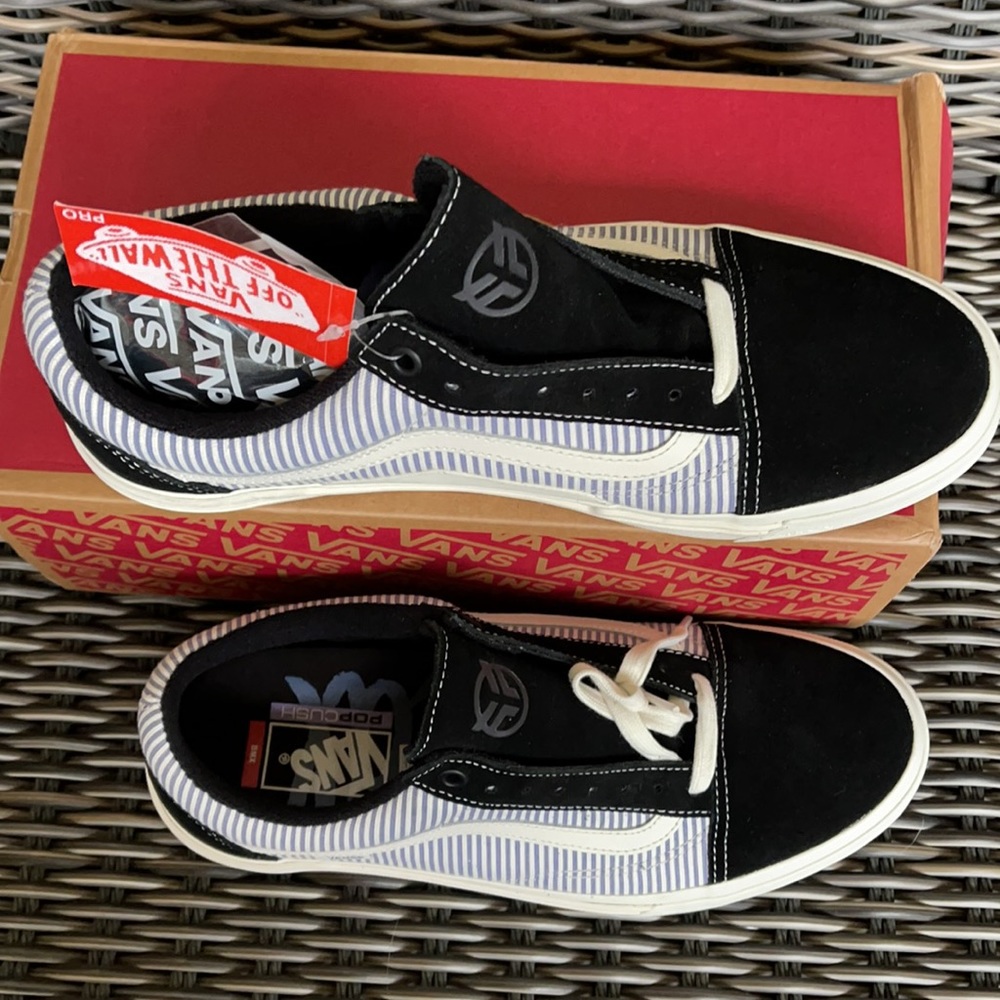 Vans Bmx Old Skool Federal Black/Bl Pinstripe MEN`S - Picture 3 of 16